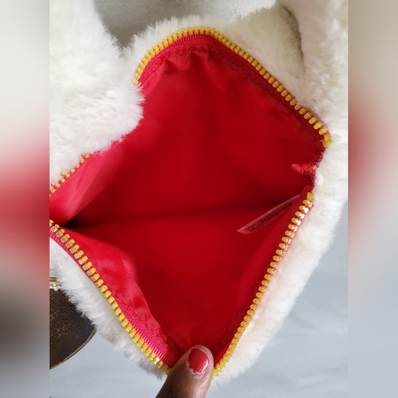 Disney Parks Alice in Wonderland White Rabbit Plush Coin Purse Pouch Bag - Picture 4 of 13